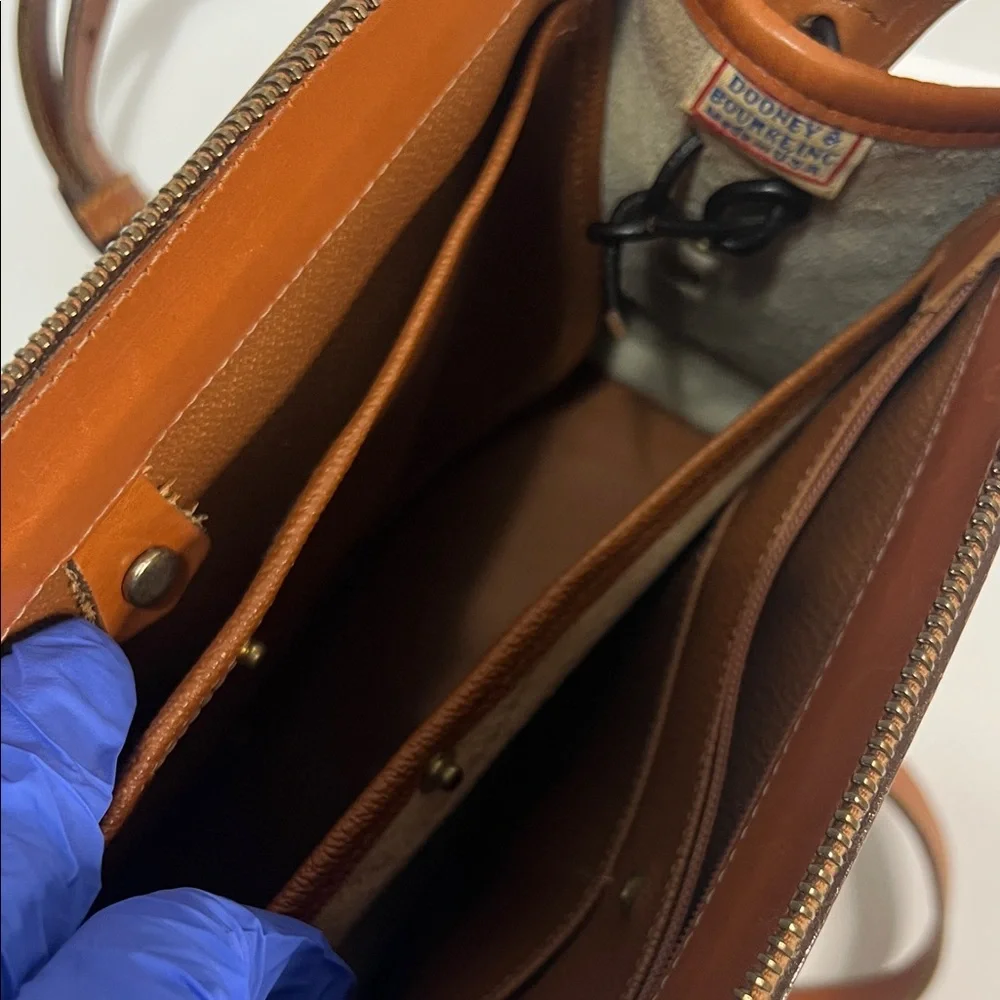 Dooney & Bourke Brown Leather Briefcase